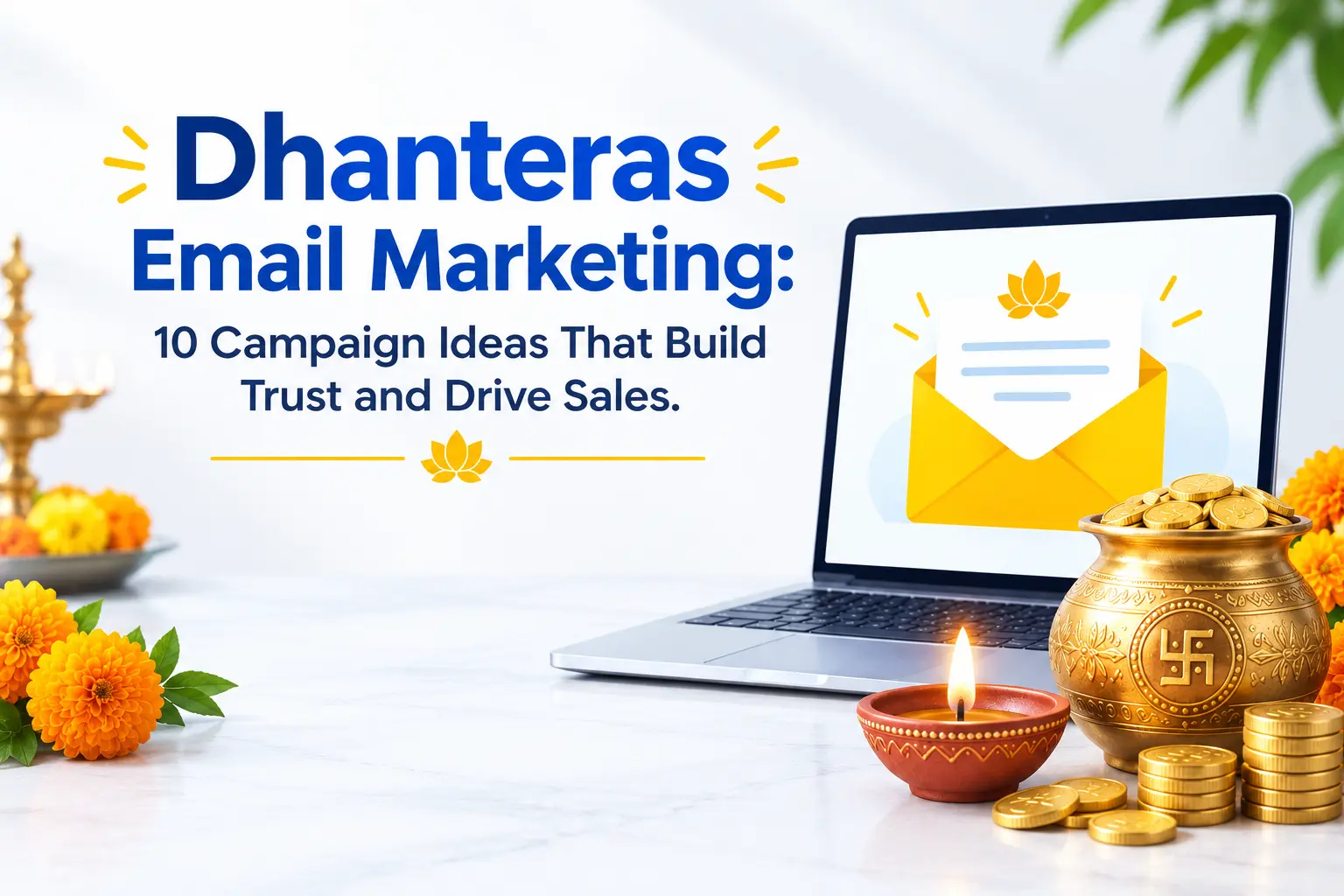 Dhanteras Email Marketing: 10 Campaign Ideas That Build Trust and Drive Sales