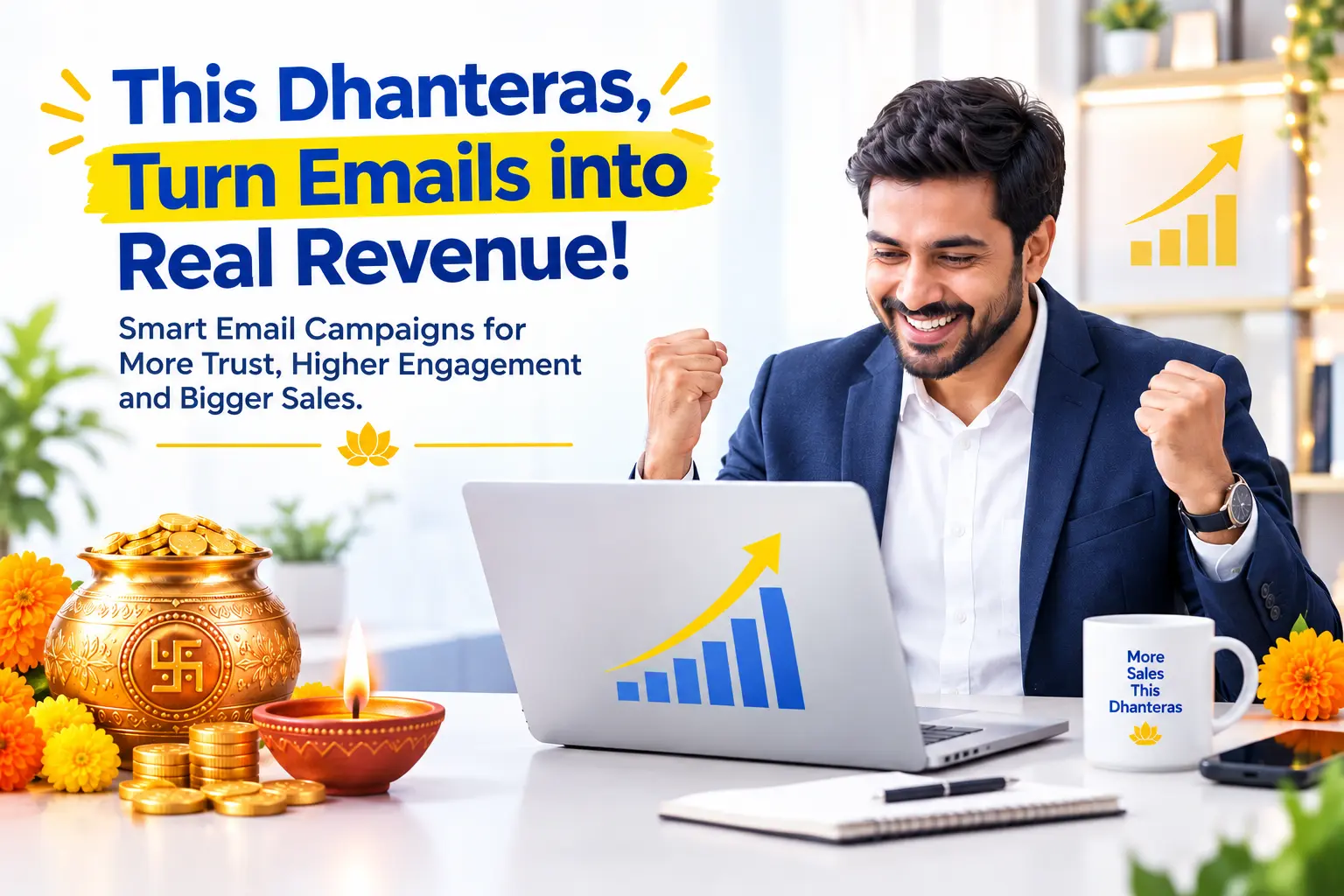Dhanteras Email Marketing: 10 Campaign Ideas That Build Trust and Drive Sales