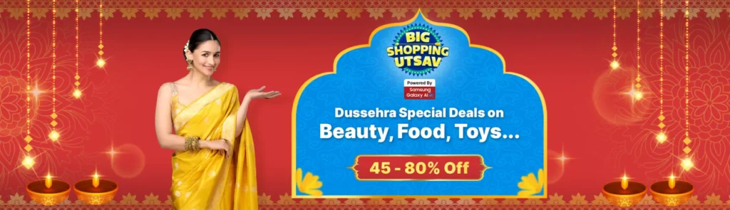 Flipkart Navratri email campaign showcasing themed product collections with festive offers and limited-time deals