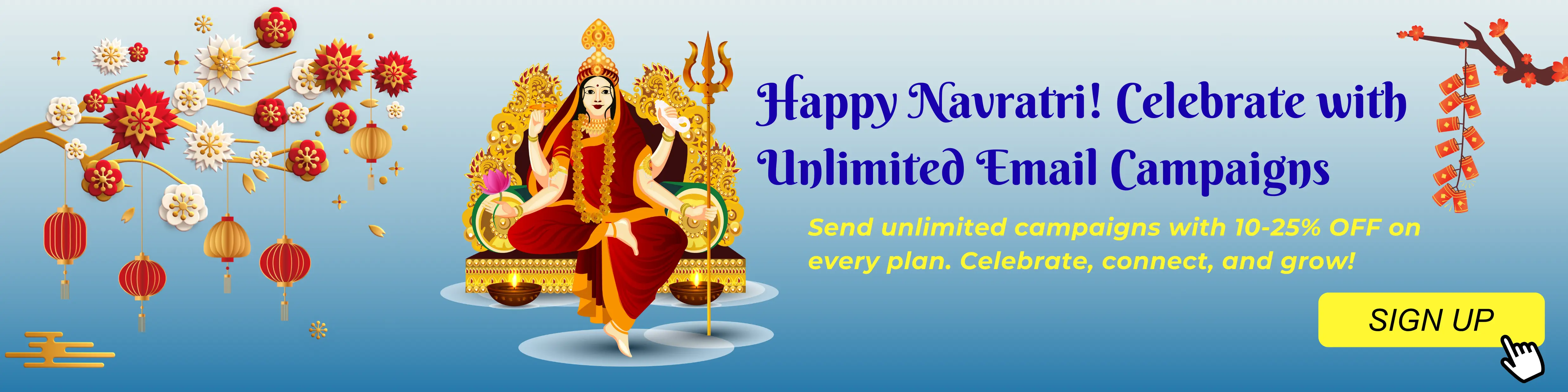 Grow your business-Navratri offers 10–25% off every plan.