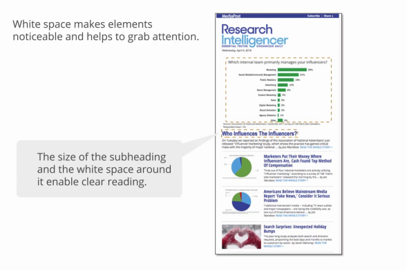 Email Layout: Hierarchy