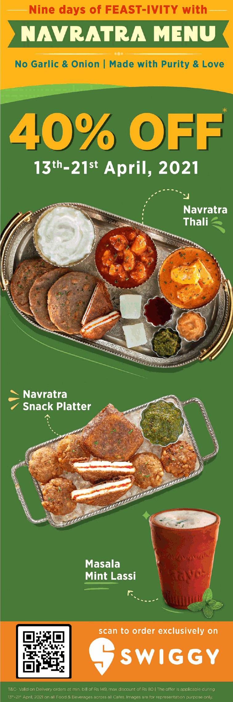 Celebrate Navratri with Zomato and Swiggy’s effortless feast delivery and exclusive festival discounts