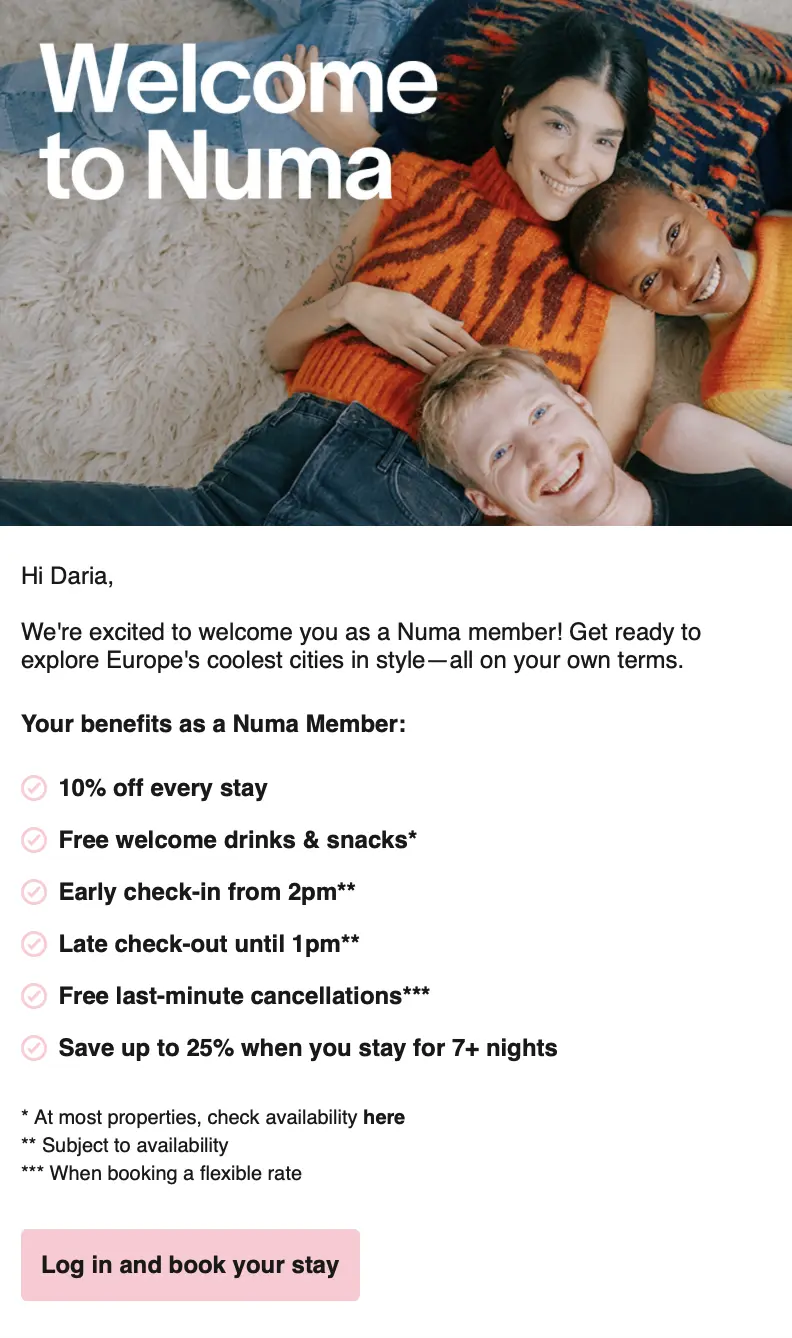 This the Example of How Numa uses Email tricks to get more ROI. The best email marketing in south delhi.
