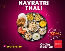 Zomato and Swiggy Navratri email showcasing hassle-free meal delivery options and curated festive food selections